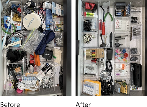 Junk Drawer Organization